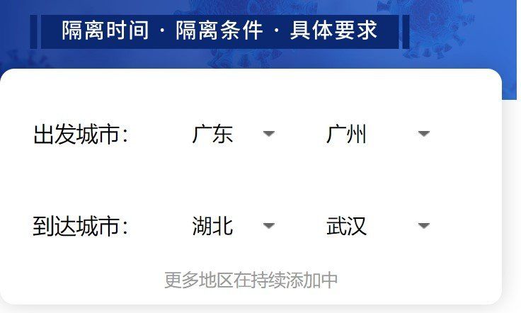 2021年春节各地返乡隔离政策查询入口